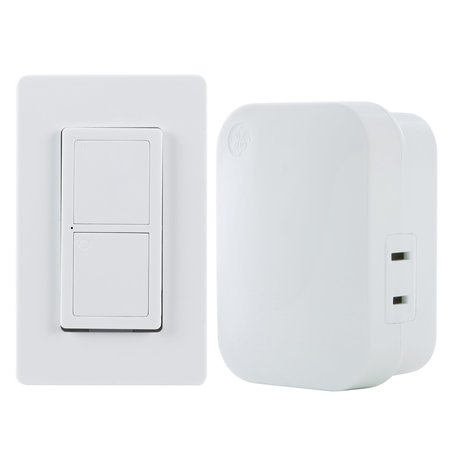 GE GE mySelectSmart Lighting Control, Wireless Remote, 1 Polarized Outlet, Indoor 36523
